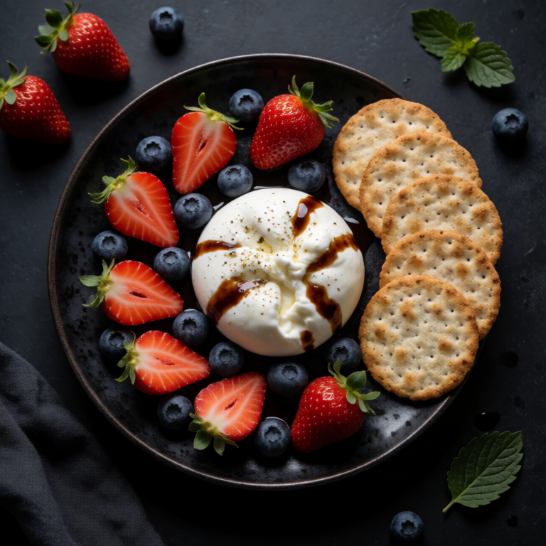 4th of July Burrata Plate