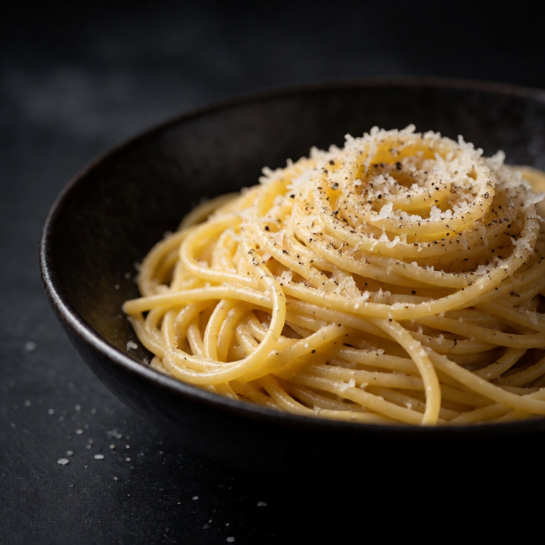 Butter Noodles with Parmesan and Black Pepper