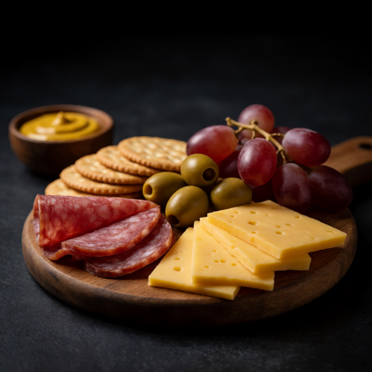 Charcuterie Snack Plate for One