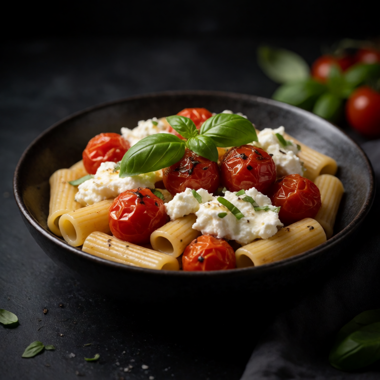 Cherry Tomato and Mozzarella Pasta