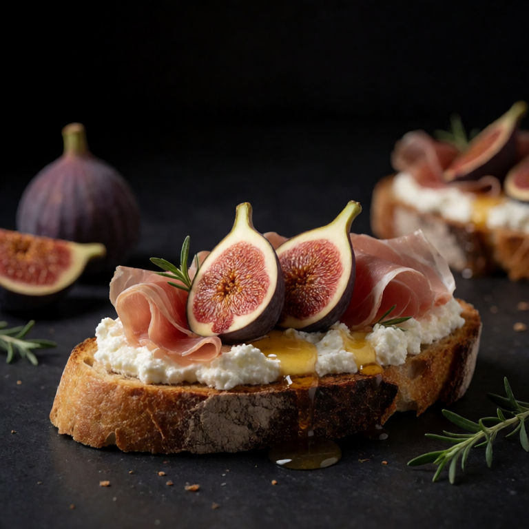 Prosciutto and Fig Toast