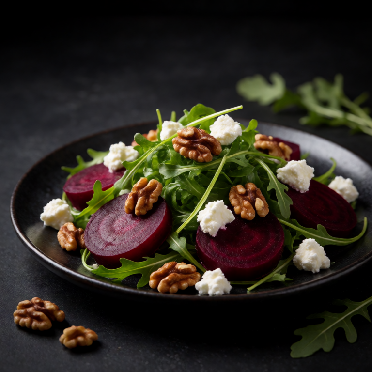 Roasted Beet and Goat Cheese Salad