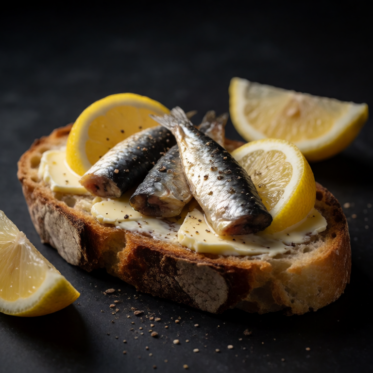 Tinned Sardines on Buttered Toast