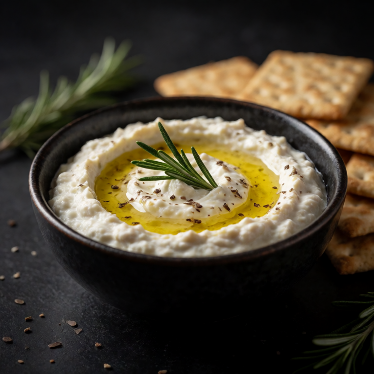 White Bean Dip with Lemon and Rosemary